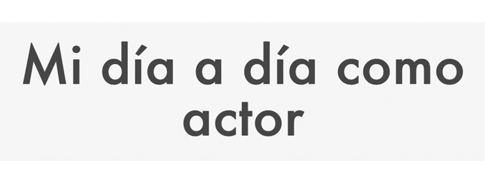 El día a día de un actor a base de GIFs animados El día a día de un actor a base de GIFs animados